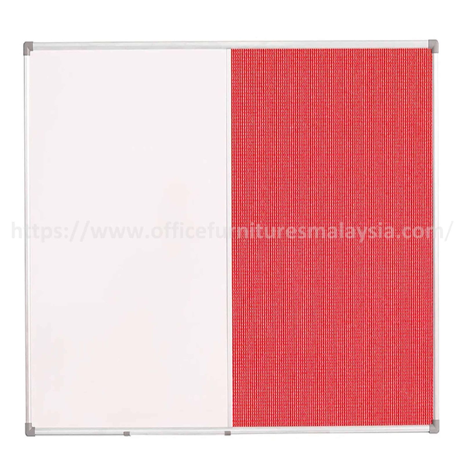 4 ft x 4 ft Aluminium Dual Foam – White Board OFMDUF44