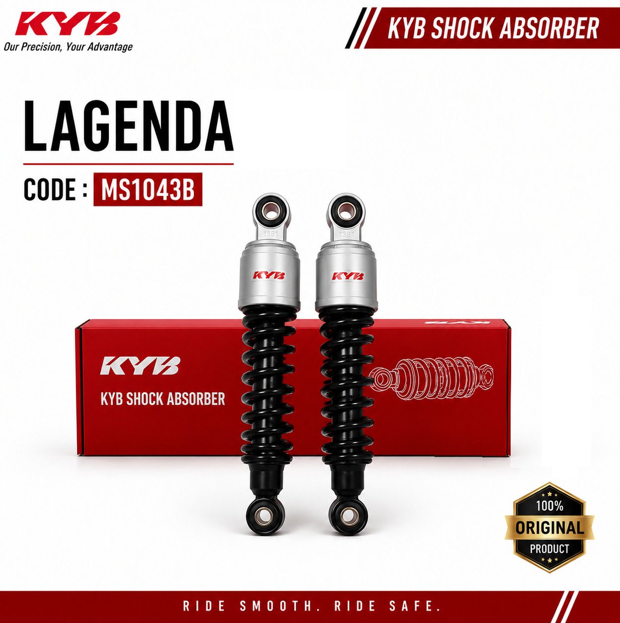 KAYABA LAGENDA 5TF REAR ABSORBER (MS1043B)