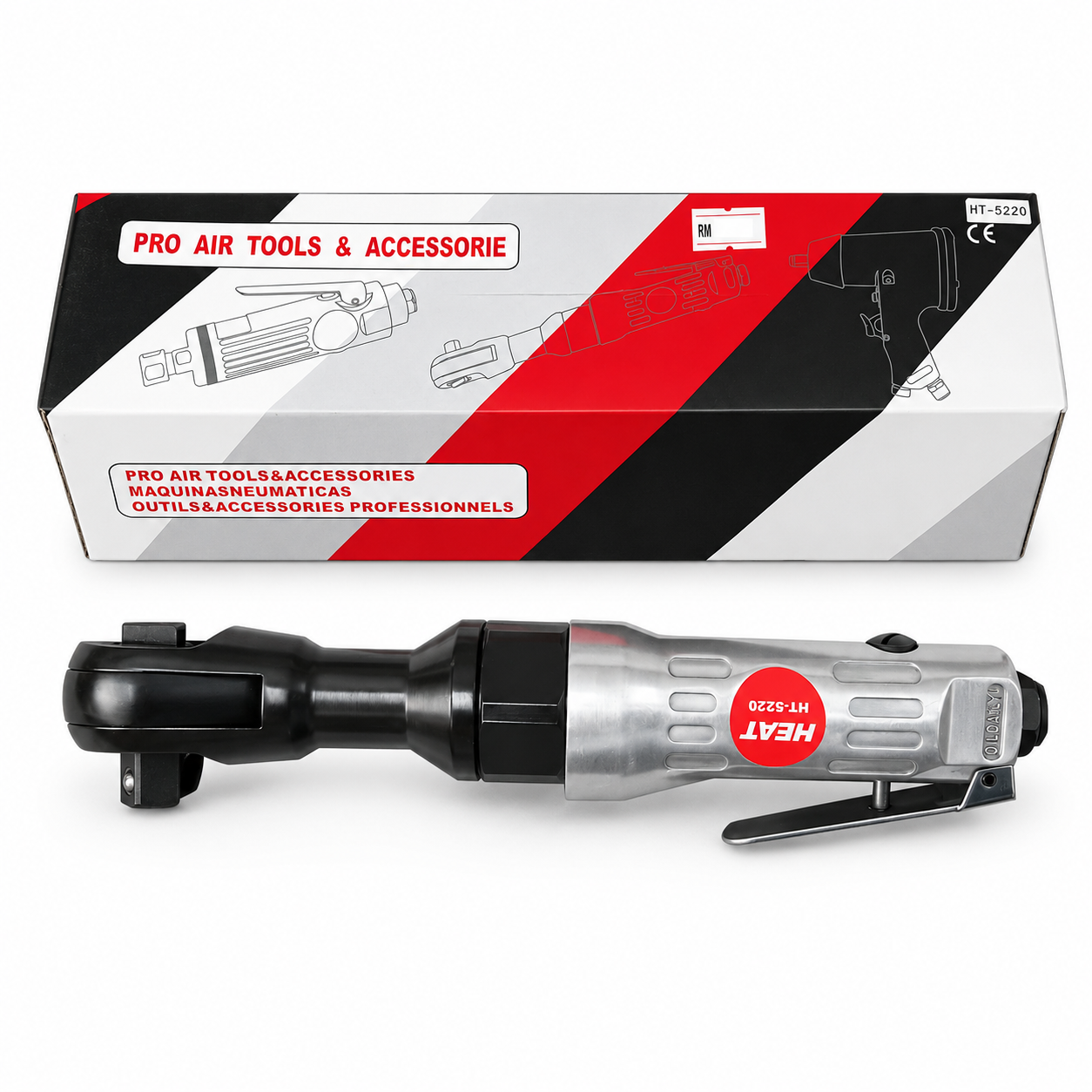HEAT HT-5220 1/2″ Heavy Duty Air Ratchet Wrench | MPT-RA-TT5220