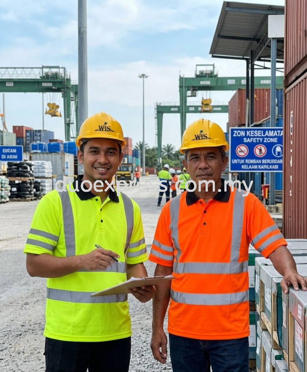 High Visibility Reflective Safety Polo T-Shirt | DUO EXPRESS (M) SDN BHD
