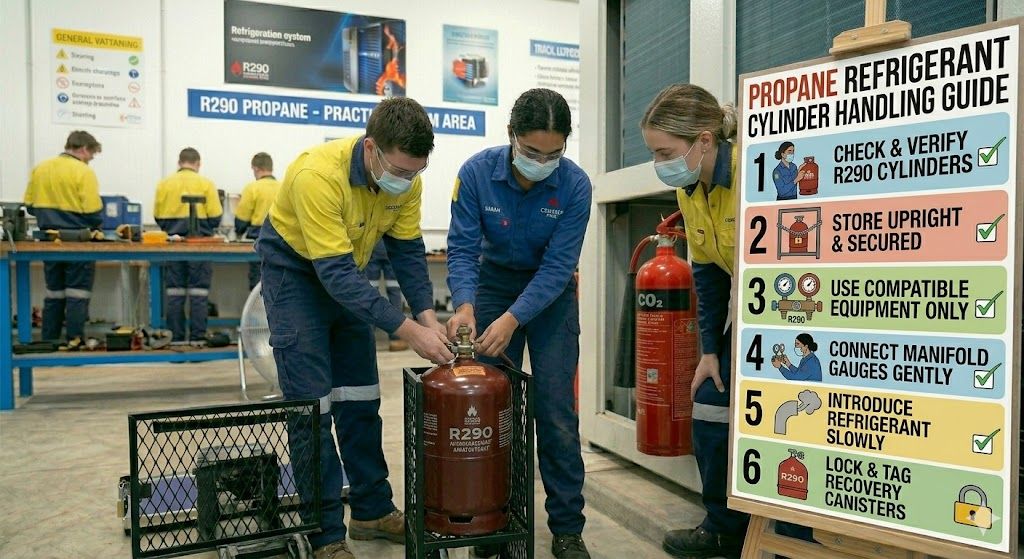 propane refrigerant cylinder handling procedure