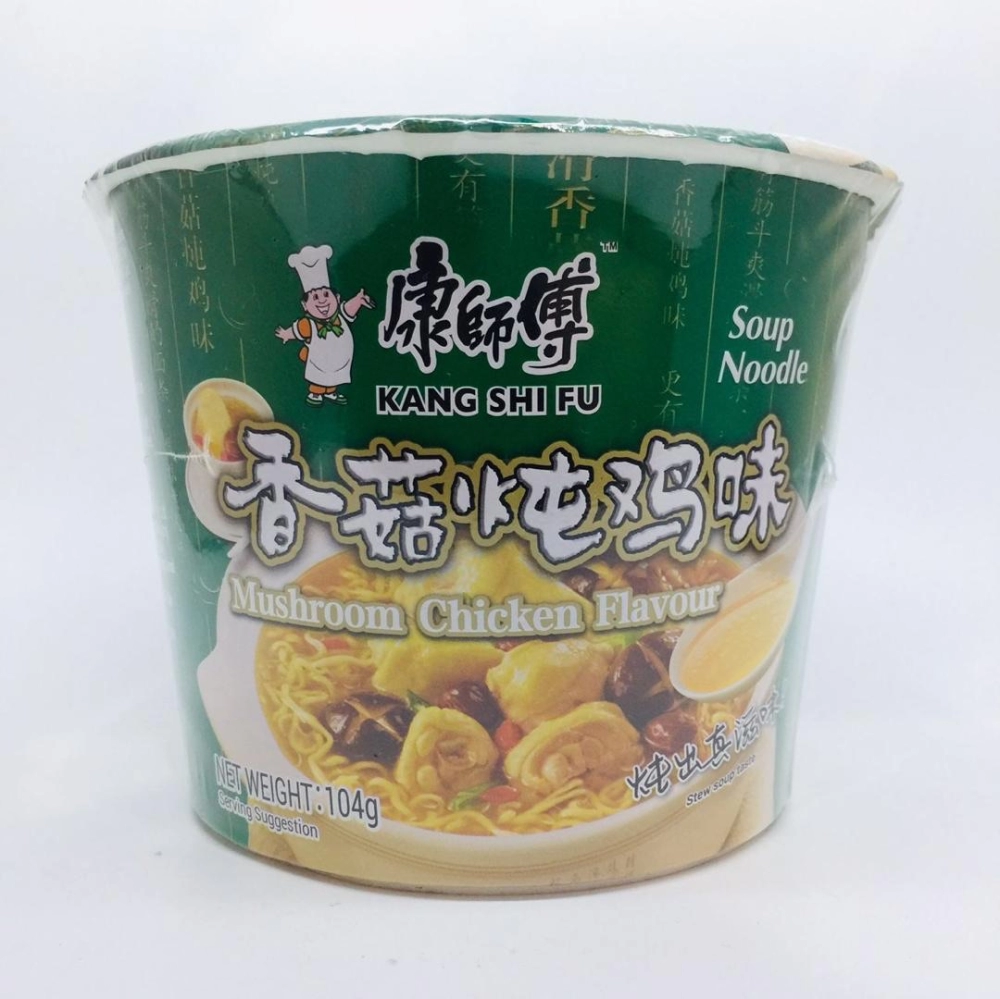 Kang Shi Fu Mushroom Chicken Flavour康師傅香菇燉雞麵104g