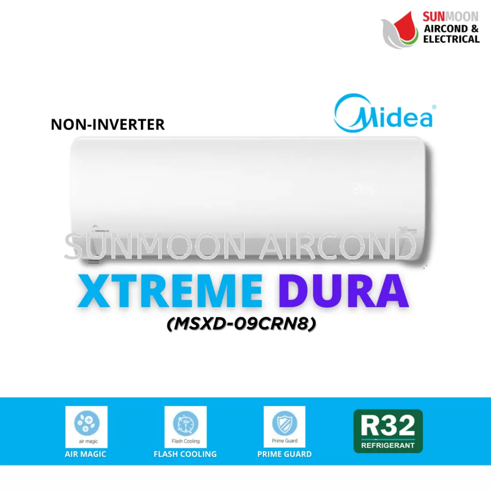 STAY COOL WITH MIDEA 1.0HP AIR CONDITIONER XTREME DURA SERIES - PROFESSIONAL INSTALLER IN SELANGOR