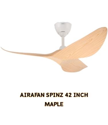 AIRAFAN SPINZ 42''/56'' INCH 5 COLOURS REMOTE CEILING FAN
