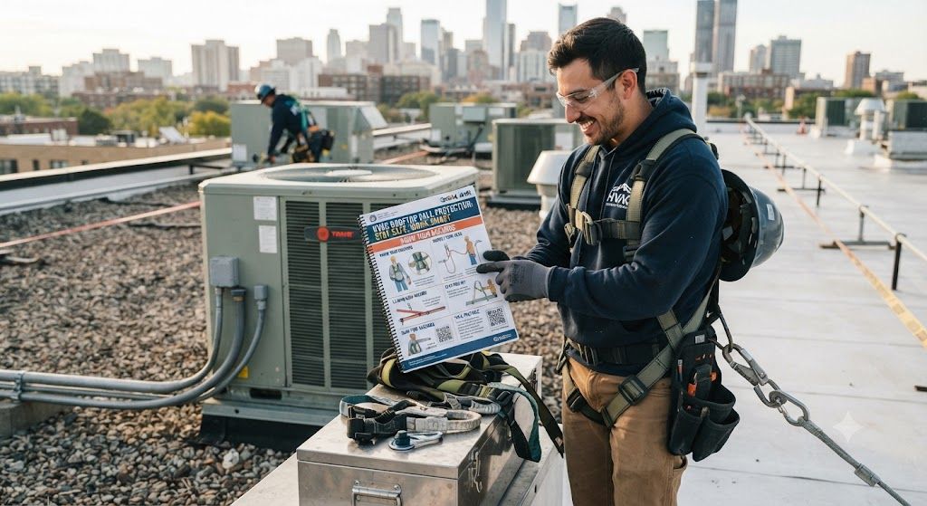 HVAC safety compliance fall protection guide