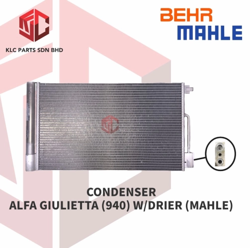 CONDENSER ALFA GIULIETTA (940) W/DRIER (MAHLE)