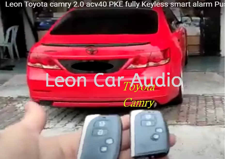 PKE Keyless Push Start Alarm