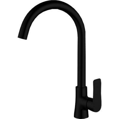 SVC-028-MB Brass Matt Black Pillar Sink Tap – Modern Kitchen Cold Water Tap