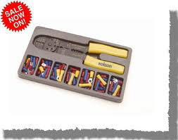 Rolson Crimping Tool Set 101 pcs