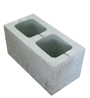 block 190 mm deep double hole