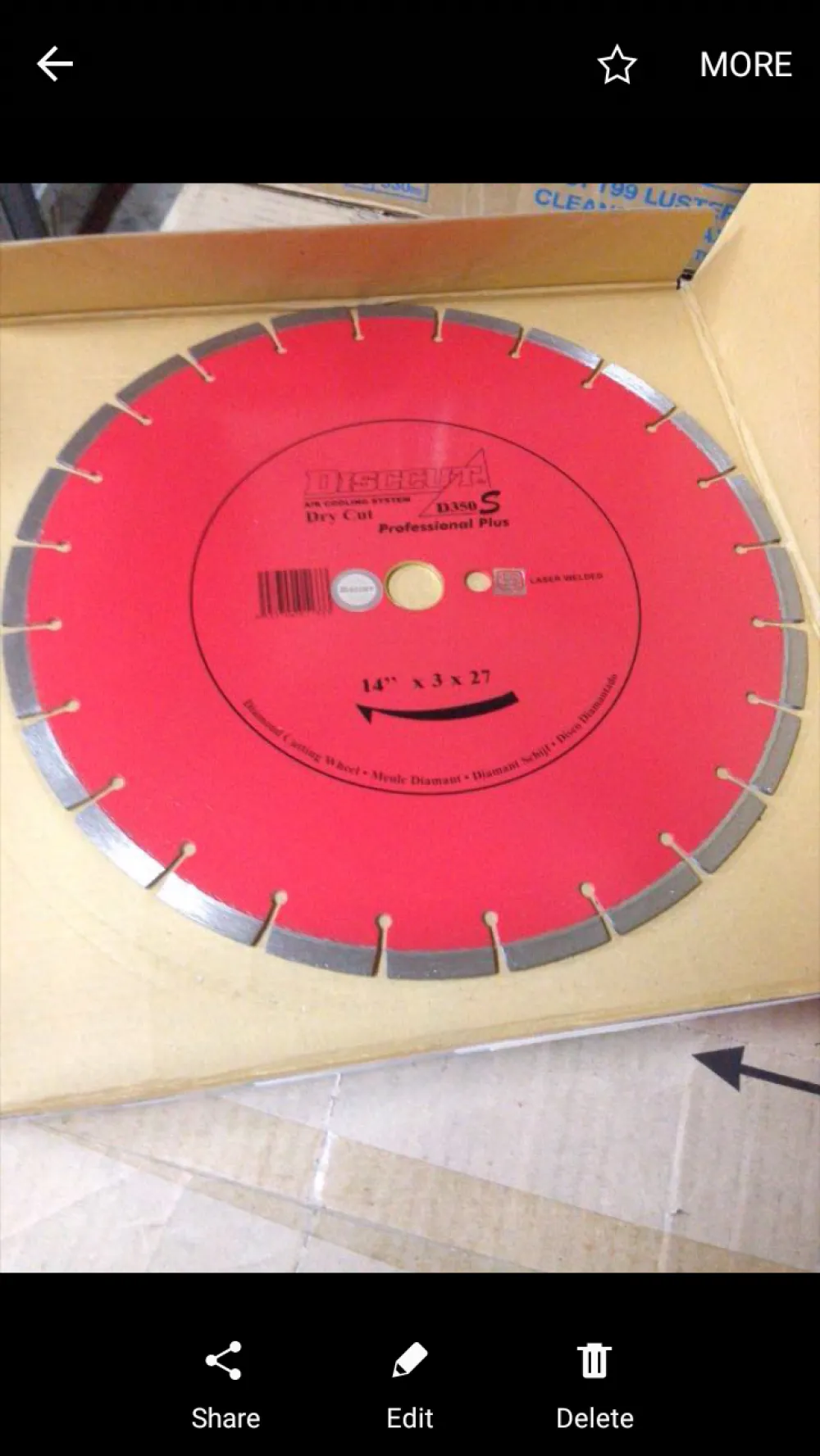 cutting disc 14 inch Johor Bahru (JB), Malaysia, Johor Jaya Supplier ...