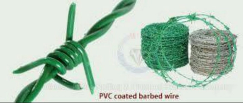 pvc coated barbed wire