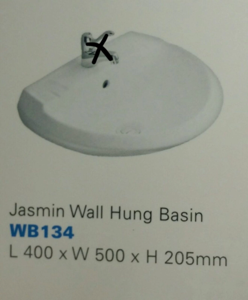 Wall hung Basin