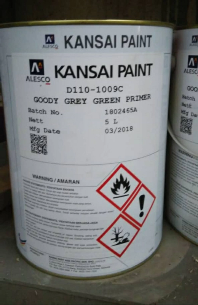 Kansai paint green primer