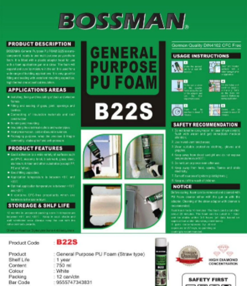 PU foam Bossman