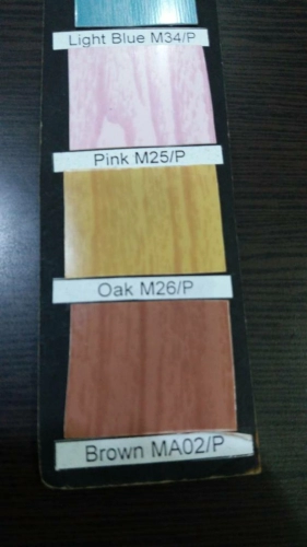 pvc door colourchart