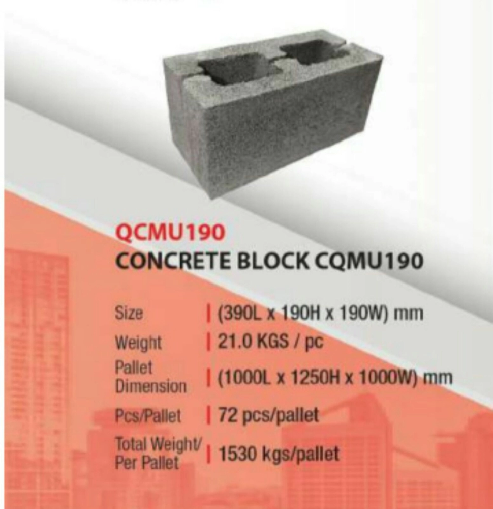 concrete block cqmu 
