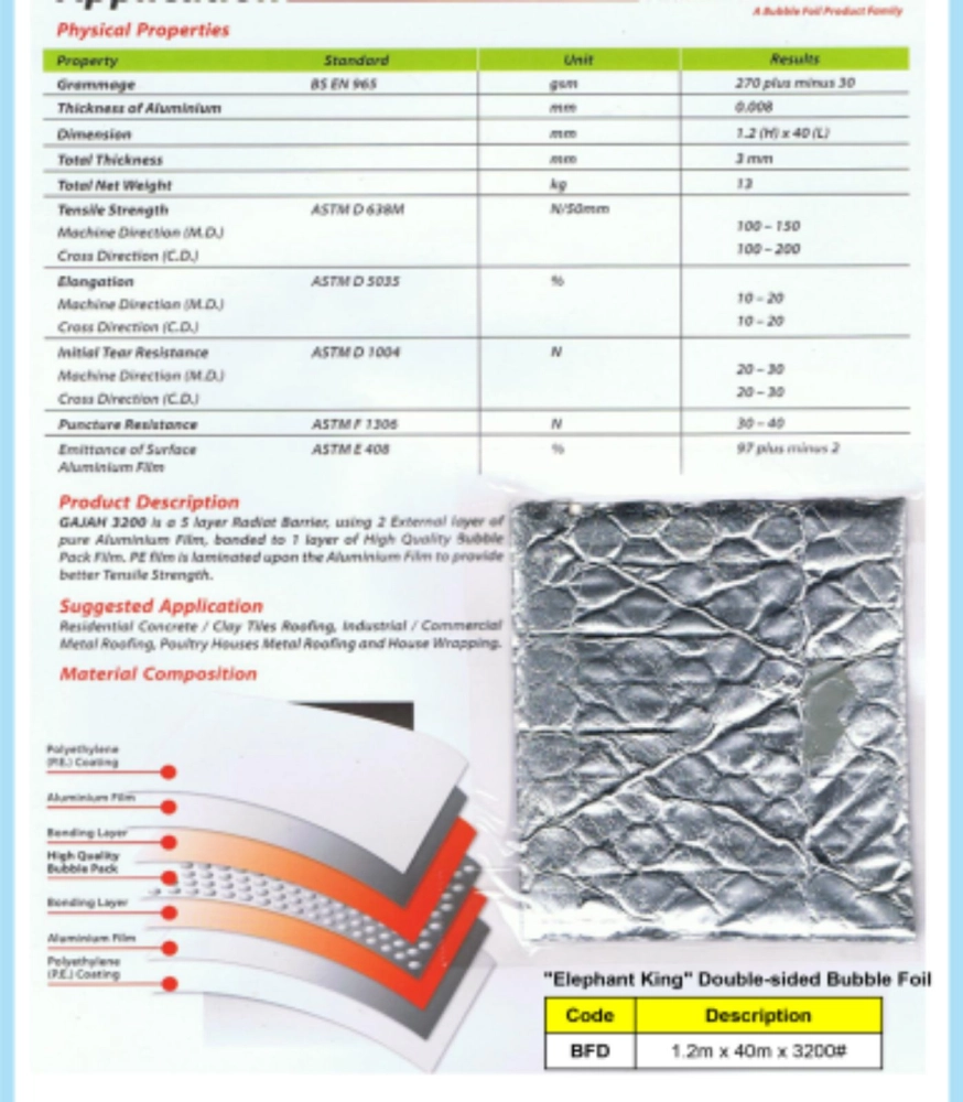 aluminium foil Double sided