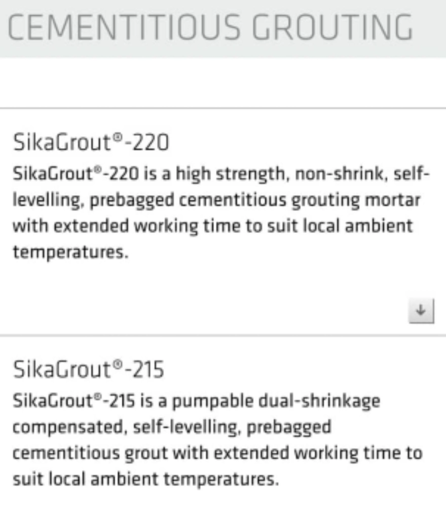 sikaGrout 215