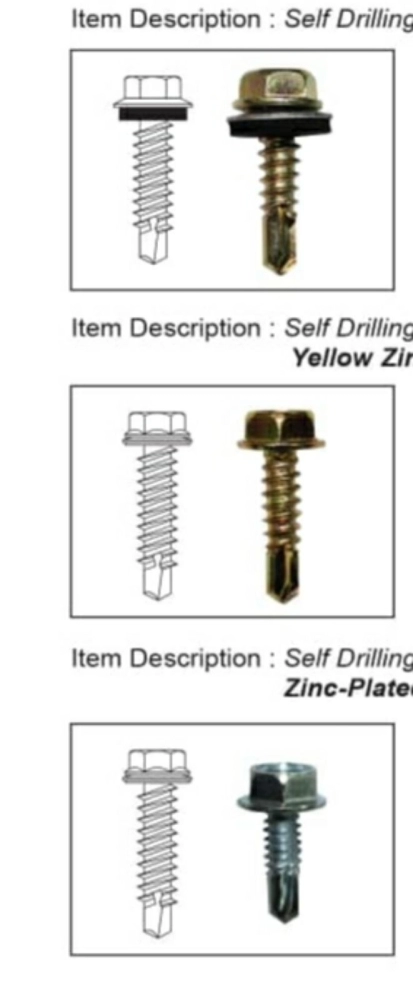 self drilling screw