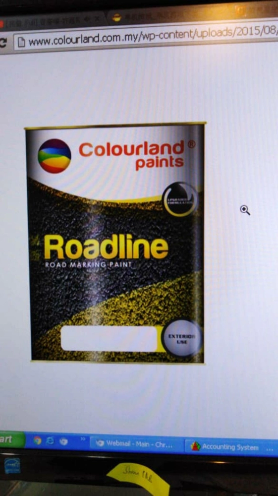 Colourland roadline paint