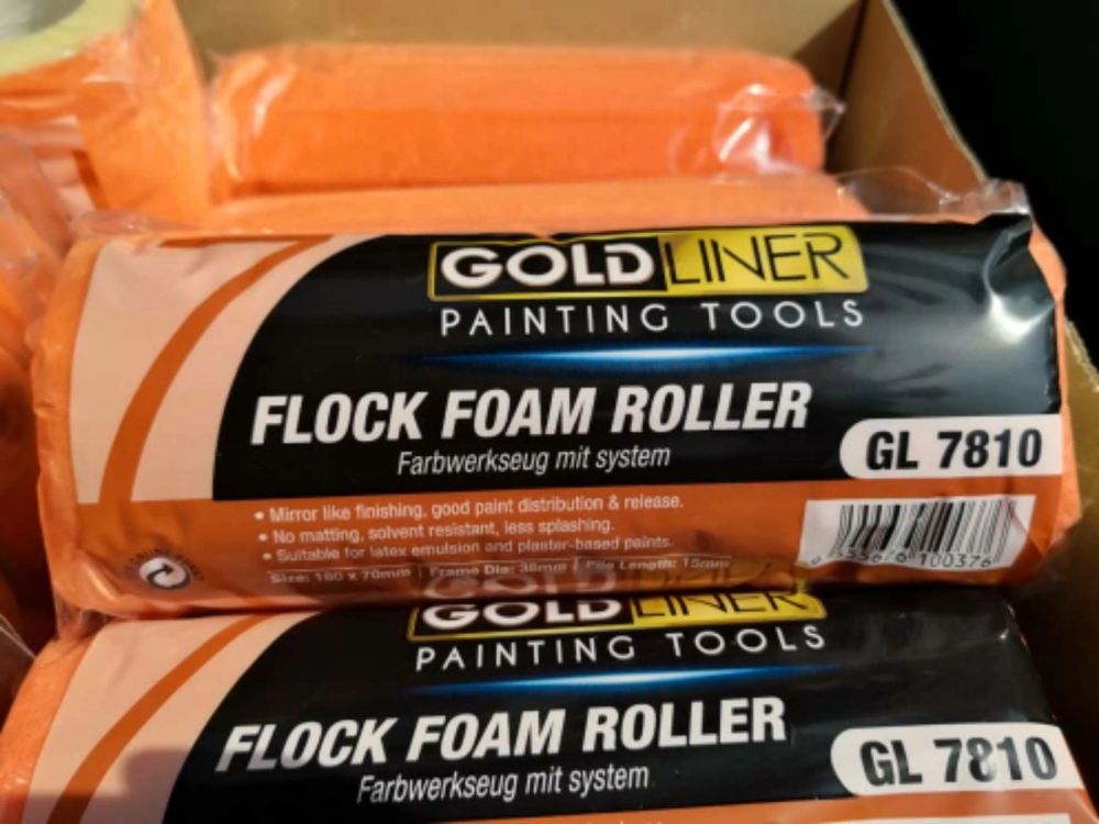 Gold liner paint  tools