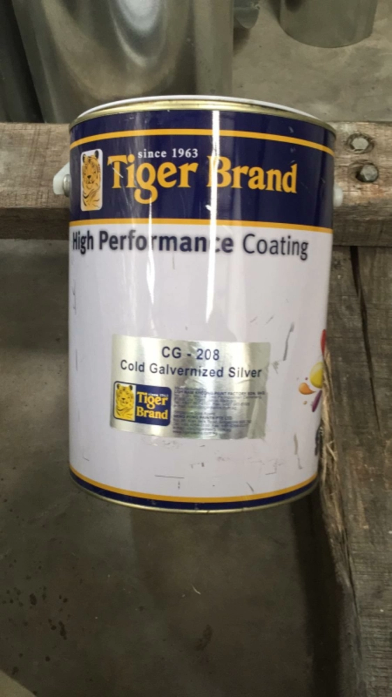 Cold galvanised coating cg 208