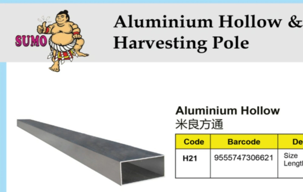 Aluminium hollow
