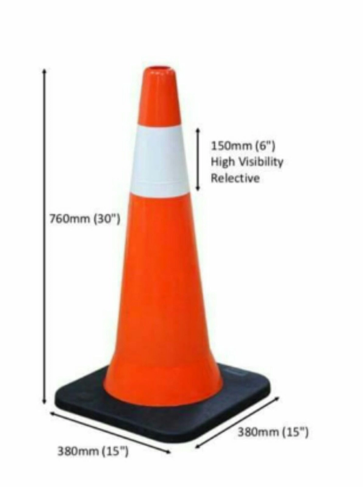 Road safety cone 30 " 