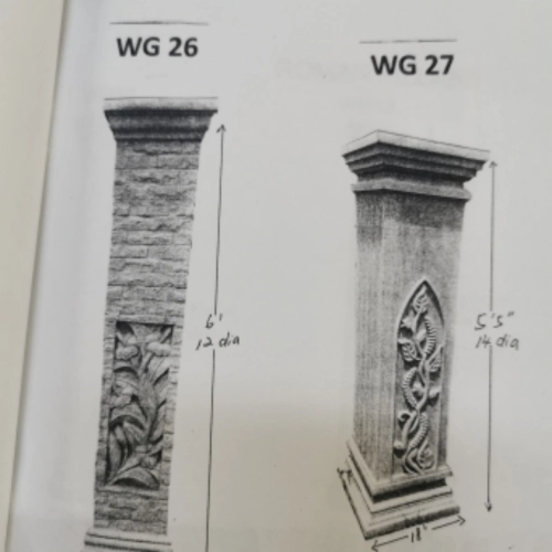 Roman Pillars 6 FT