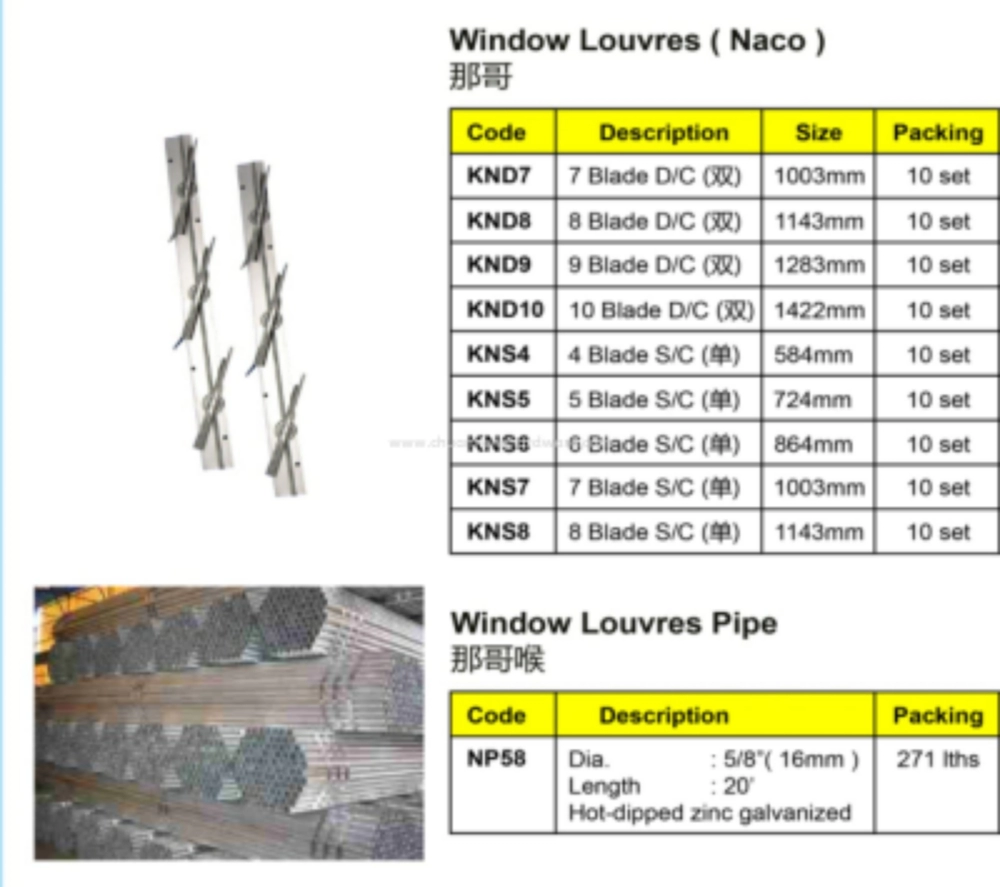 JB WINDOWS NAKO SUPPLIER 