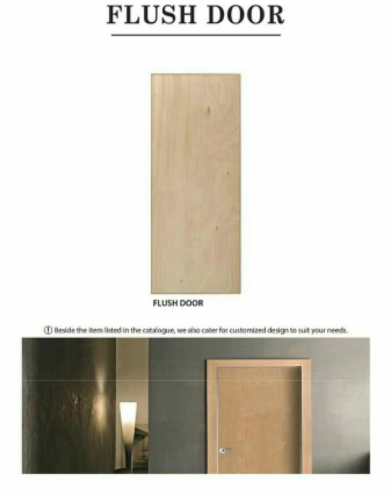 plywood timber door 33" * 82"