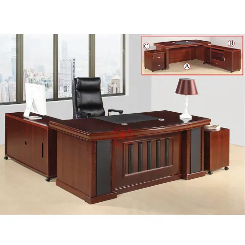 Director Table / CEO Office Table / Manager Supervisor L Shape Table / Meja Office / Meja Pejabat