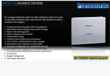 PANASONIC KX-TES824 KEYPHONE SYSTEM