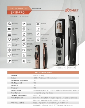 PRO DIGITAL DOOR LOCK SK18-PRO