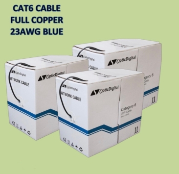 OPTIC DIGITAL CAT6 UTP CABLE 23AWG (BLUE)