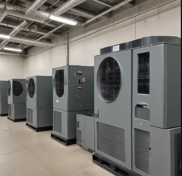 Large-Scale commercial HVAC installation