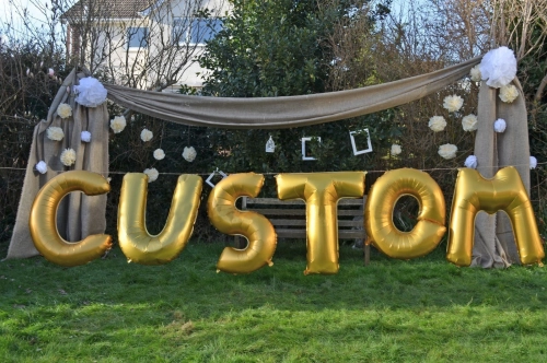 40inch Foil Balloon Alphabet C - Gold (FB-40-CG)