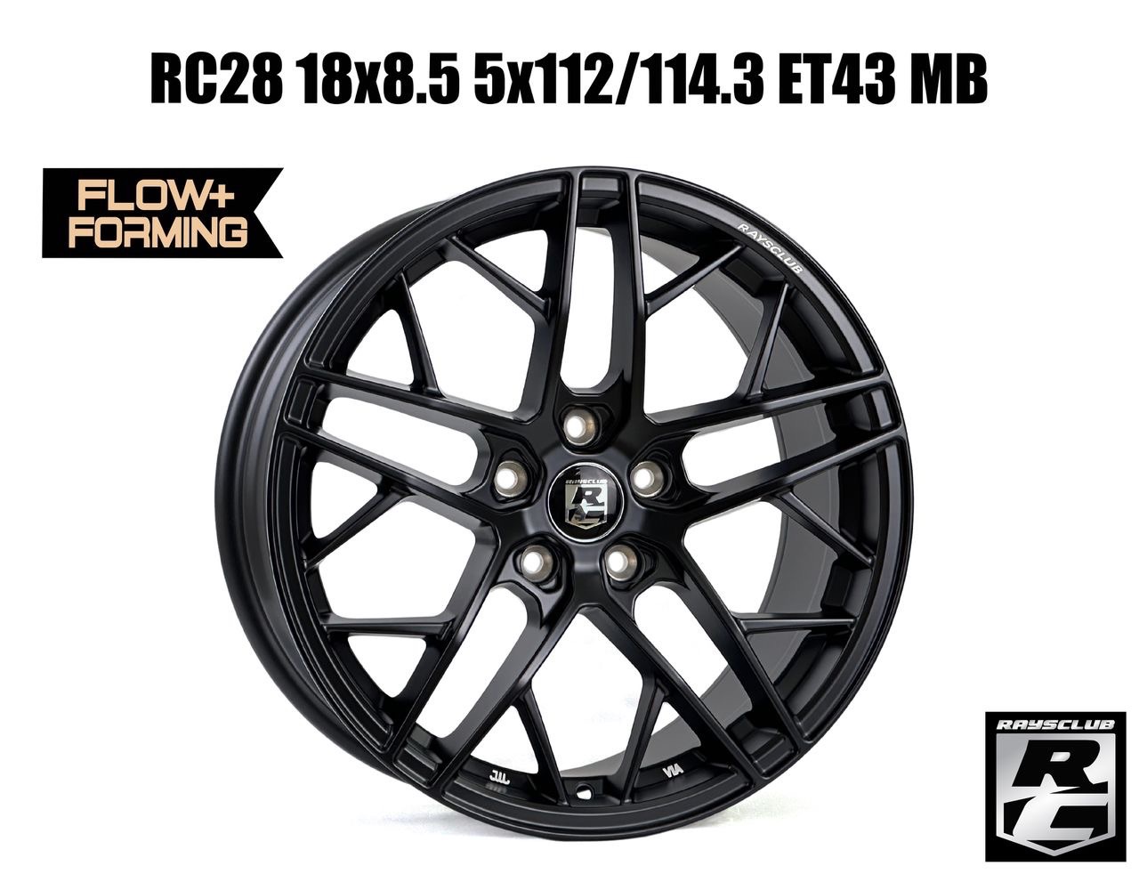RC28 18x8.5 5x112/114.3 ET43 MB