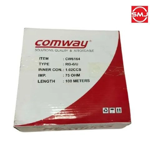 Comway RG-6U CW6364B 75 Ohm Coaxial Cable (300M) 