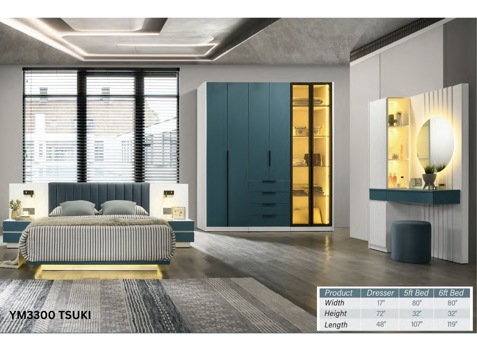 BEDROOM SET (YM 3300 TSUKI)