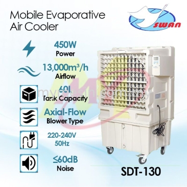 Swan SDT-130 Mobile Evaporative Air Cooler 13,000m3/h 450W 240V