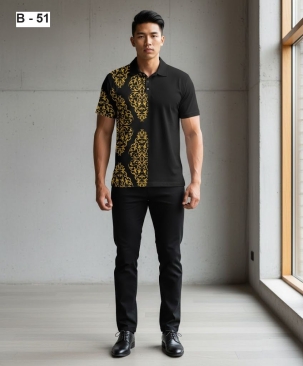Custom Batik Sublimation T-Shirt