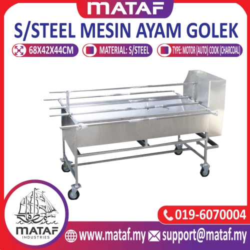 S/Steel Mesin Ayam Golek