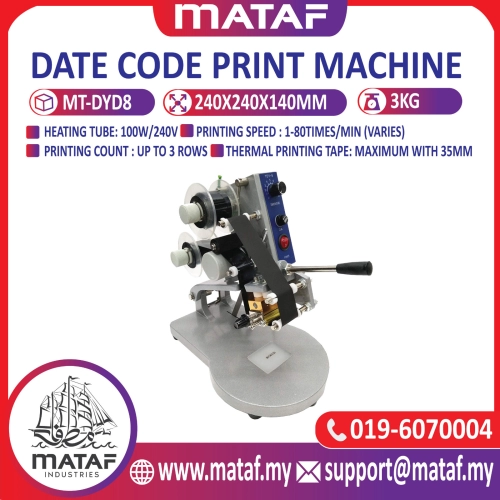 MATAF Date Code Print Machine MT-DYD8