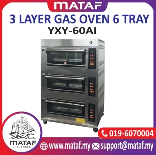 3 Layer Gas Oven 6 Tray YXY-60AI