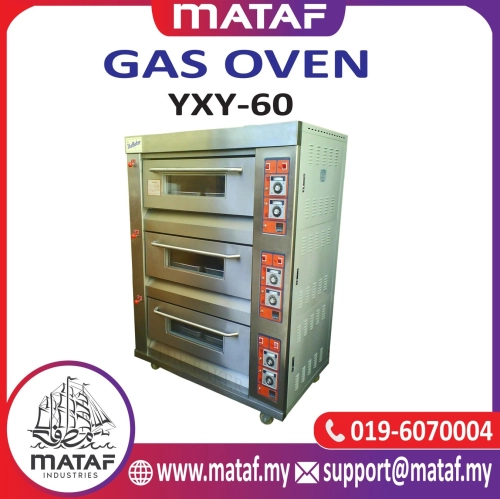 3 Layer Gas Oven 6 Tray YXY-60