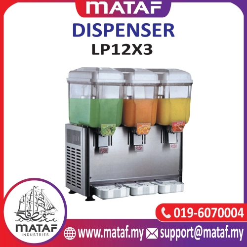 Juice Dispenser 3 Bowls 12L+12L+12L (LP12X3)