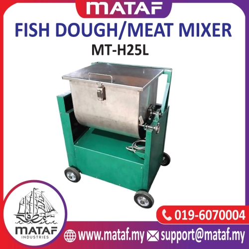 Mesin Horizontal Dough Mixer/ Keropok Mixer/ Meat Mixer 25kg MT-H25L