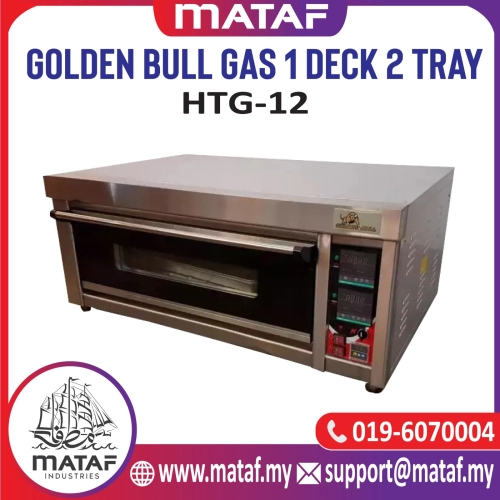 GOLDEN BULL Gas Oven 1 Deck 2 Tray (HTG-12)